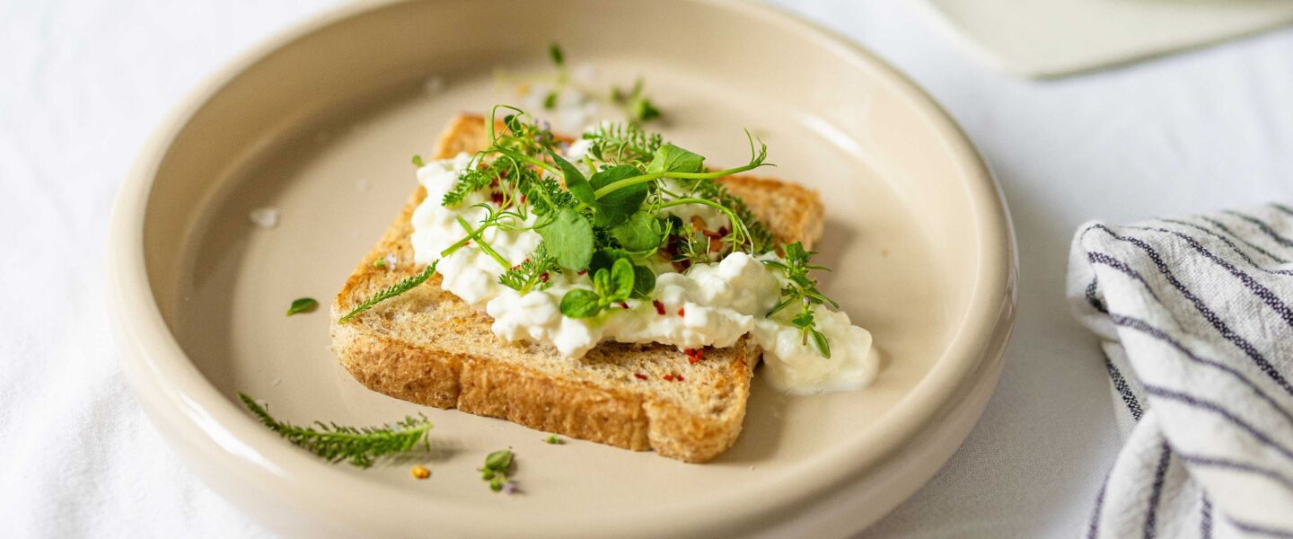 Ölz Mehrkorn Toast mit würzigem Cottage Cheese_quer-min