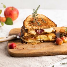 Grilled Cheese Sandwich mit Ölz Landbrot Roggen