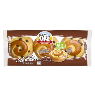 Ölz Meisterbäcker Mini Schnecken Schoko und Creme 300g